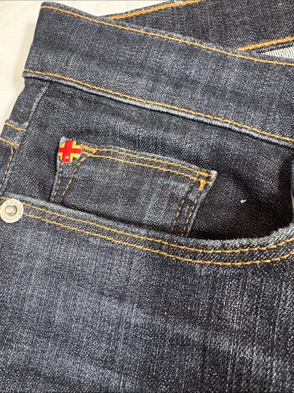 Hudson Jeans Dark Indigo Skinny midrise size 32 Women’s Jeans - Picture 4 of 10